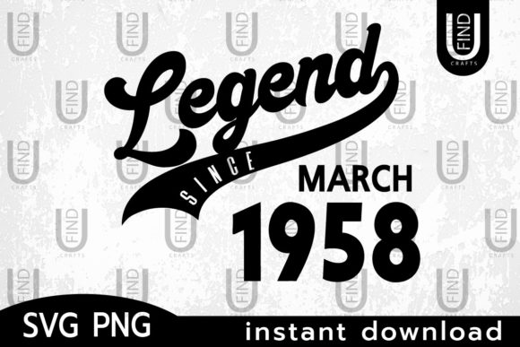 Vintage 1959, Legend Since March 1959