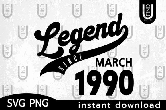 Vintage 1990, Legend Since March 1990